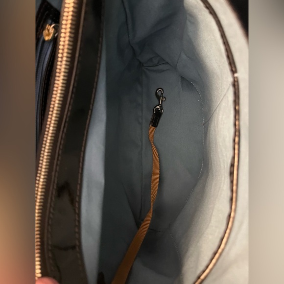 Dooney & Bourke Emerson Brynn Black Patent Leather Shoulder/Handbag - Picture 11 of 16